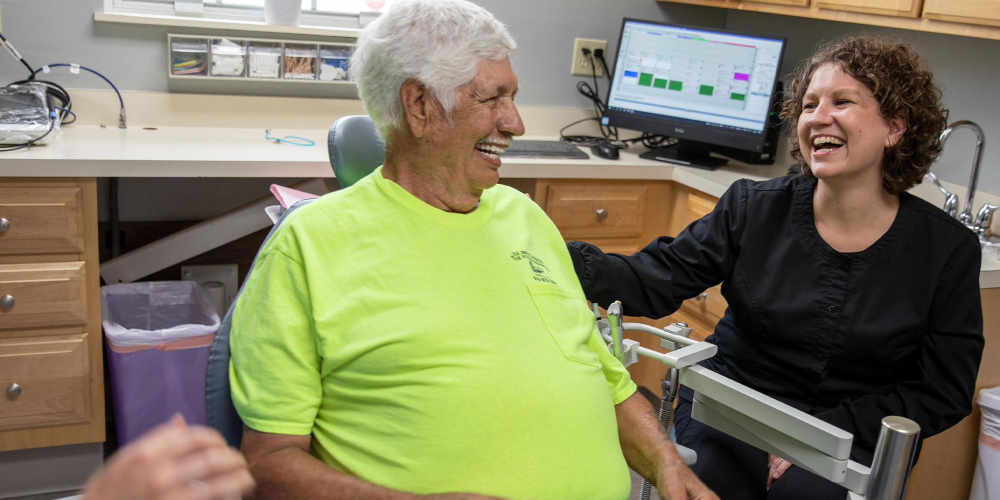 Dental Implants Patient at the Checkup Appointment